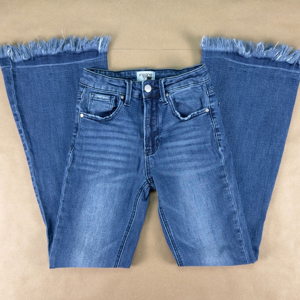 Insane Gene | Women's Flare Jeans | Stretch | High-Rise | Medium Wash